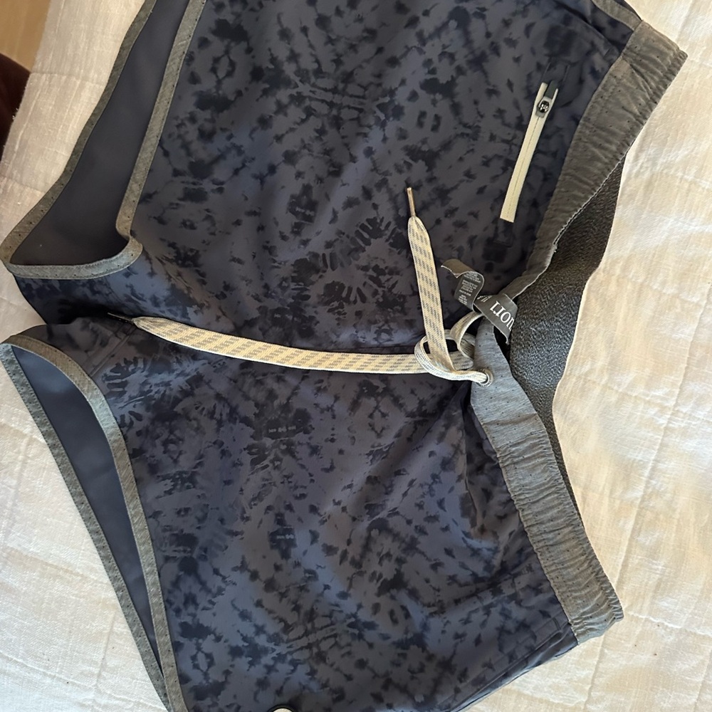 Vuori Blue and Gray Athletic Shorts